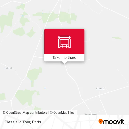 Plessis la Tour map