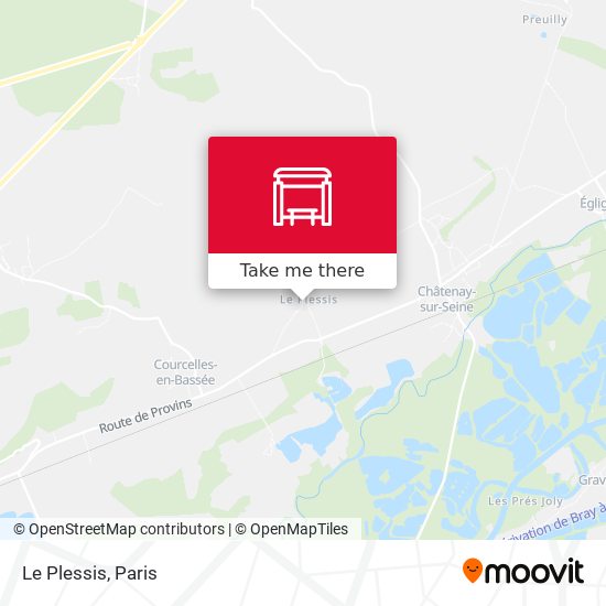 Le Plessis map