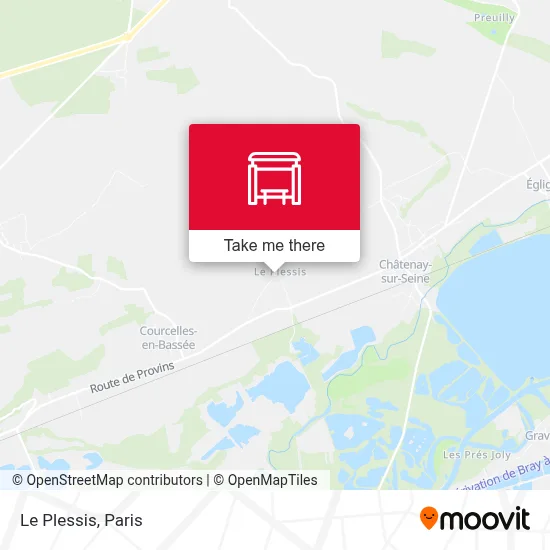 Le Plessis map