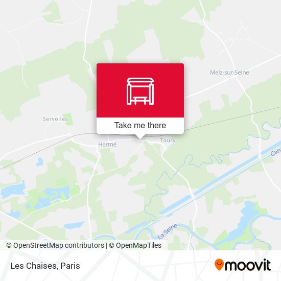 Les Chaises map