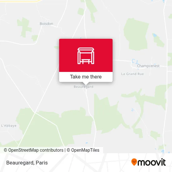Beauregard map