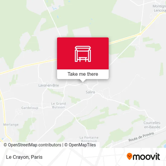 Le Crayon map