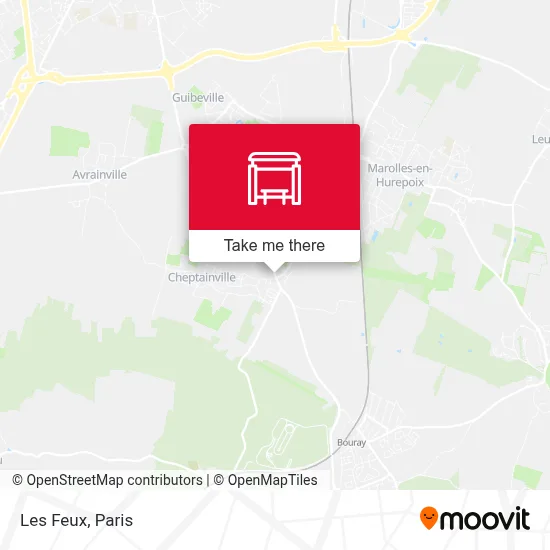 Les Feux map