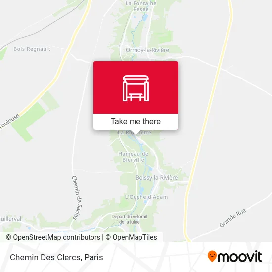 Chemin Des Clercs map