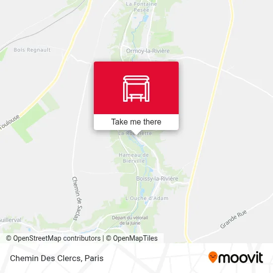 Chemin Des Clercs map