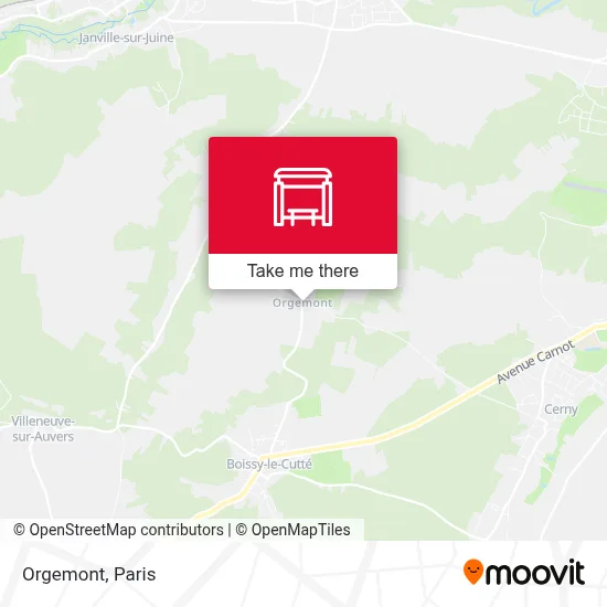 Orgemont map