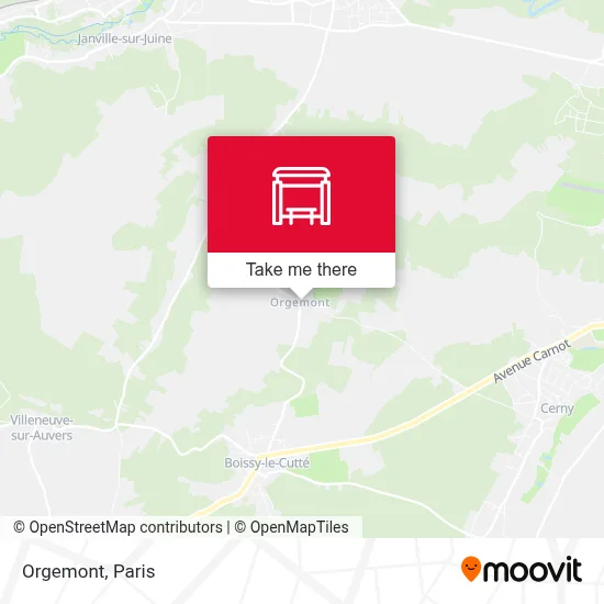 Orgemont map