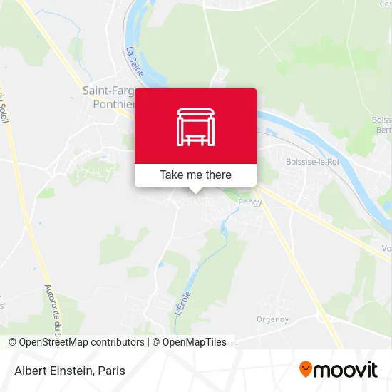 Albert Einstein map