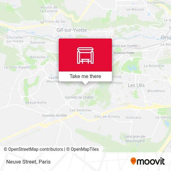 Mapa Rue Neuve