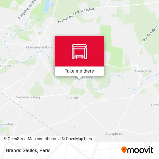 Grands Saules map