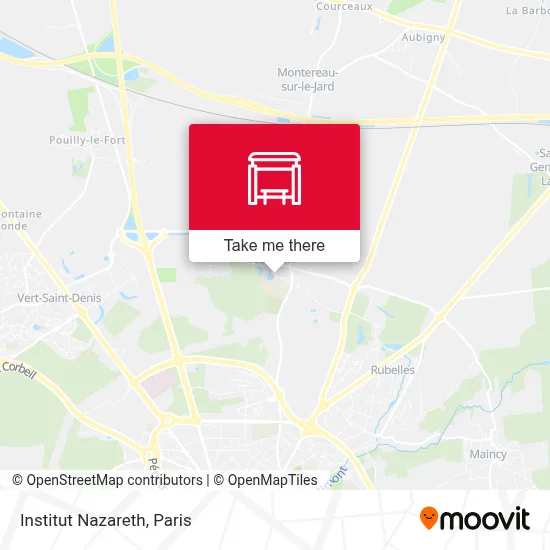 Institut Nazareth map