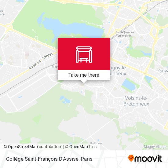 Mapa Collège Saint-François D'Assise