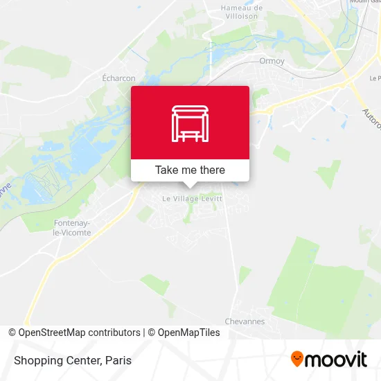 Centre Commercial map
