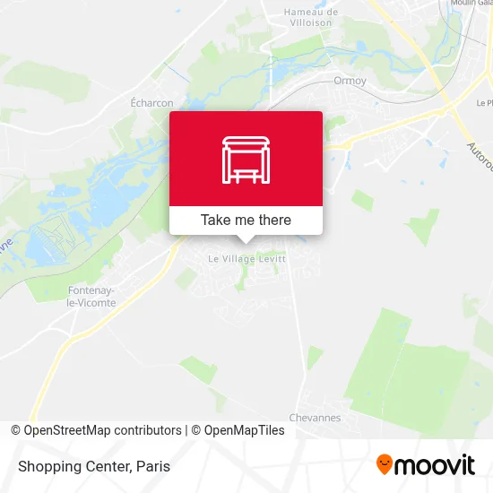 Centre Commercial map
