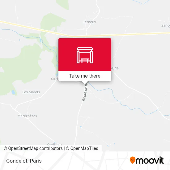 Gondelot map