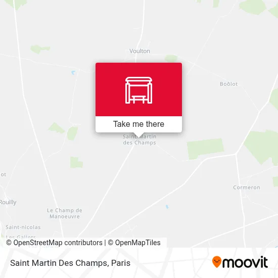 Saint Martin Des Champs map