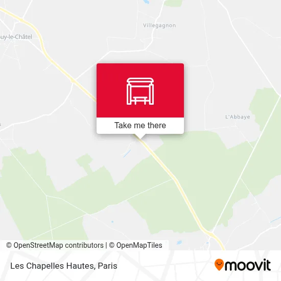 Les Chapelles Hautes map