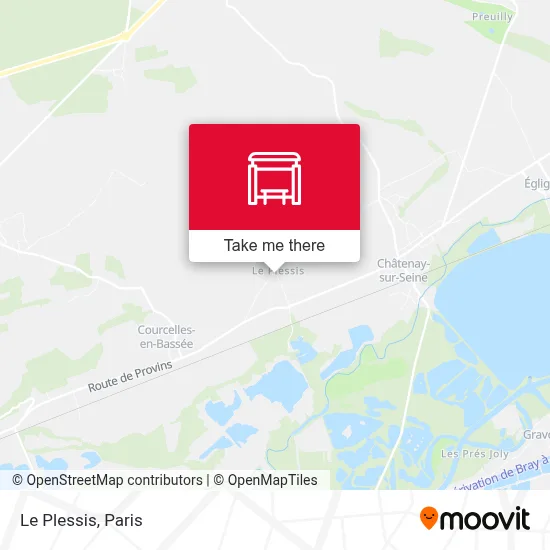 Le Plessis map