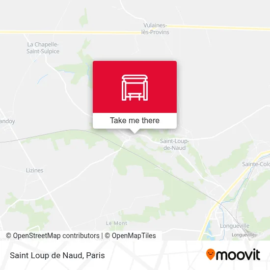 Saint Loup de Naud map