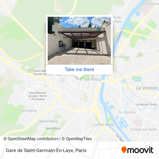 Gare de Saint-Germain-En-Laye map