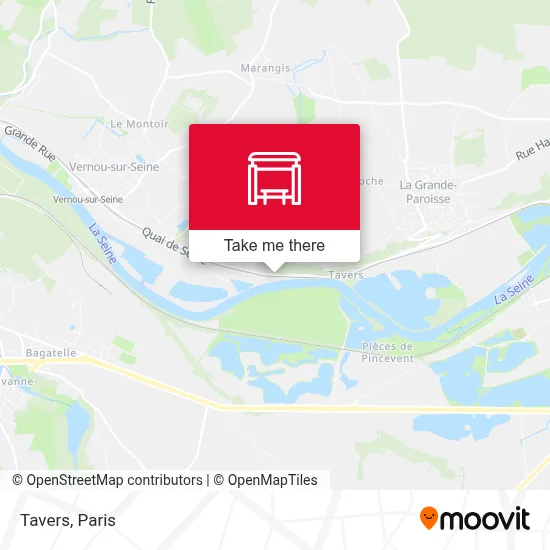 Tavers map