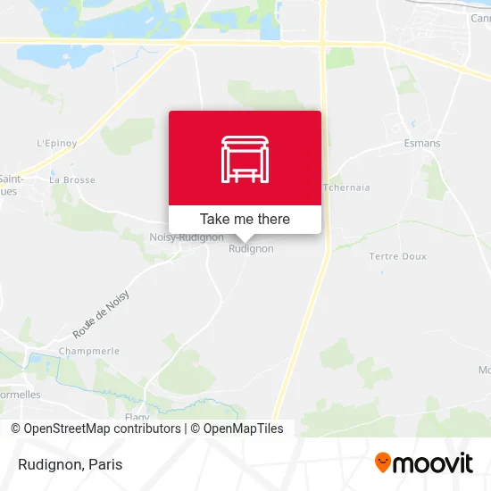 Mapa Rudignon