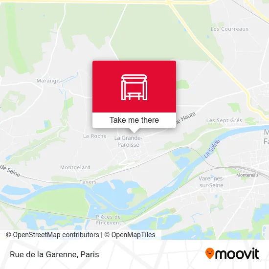 Rue de la Garenne map