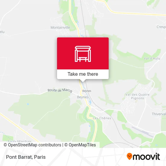 Pont Barrat map