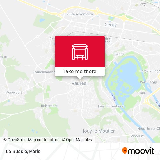 La Bussie map