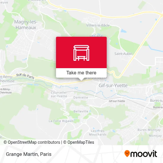 Grange Martin map