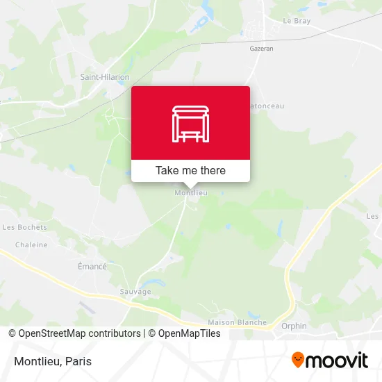 Montlieu map