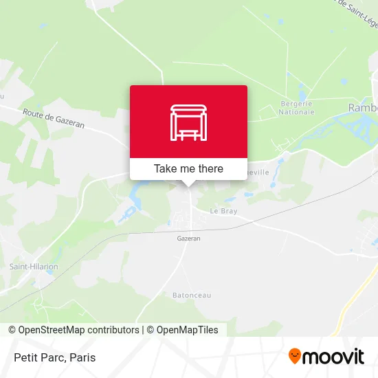 Petit Parc map