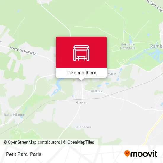 Petit Parc map