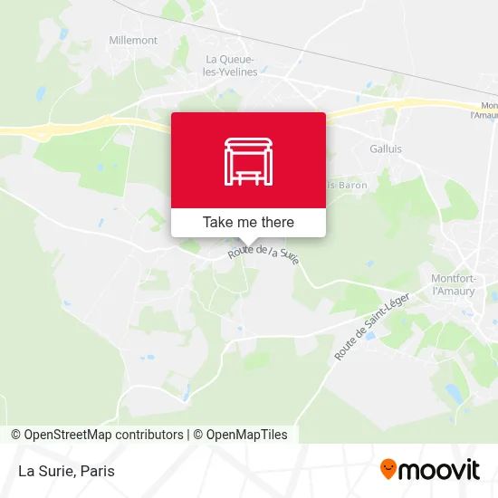 La Surie map