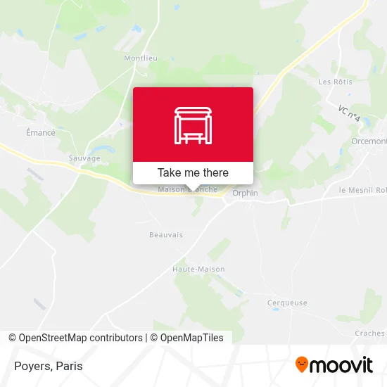 Poyers map