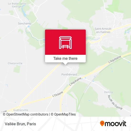 Vallée Brun map