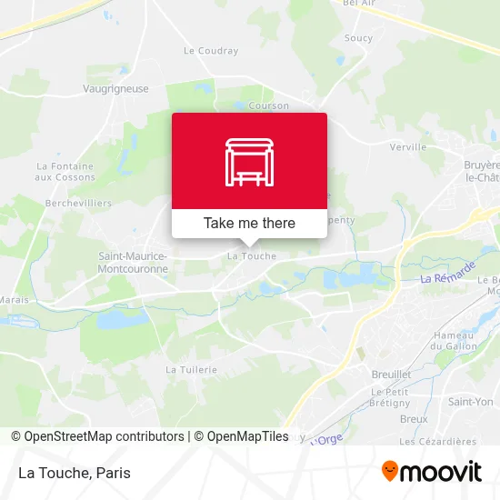 La Touche map
