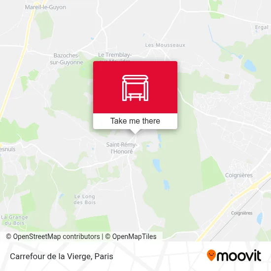 Carrefour de la Vierge map