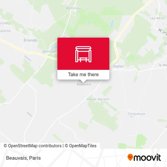 Beauvais map
