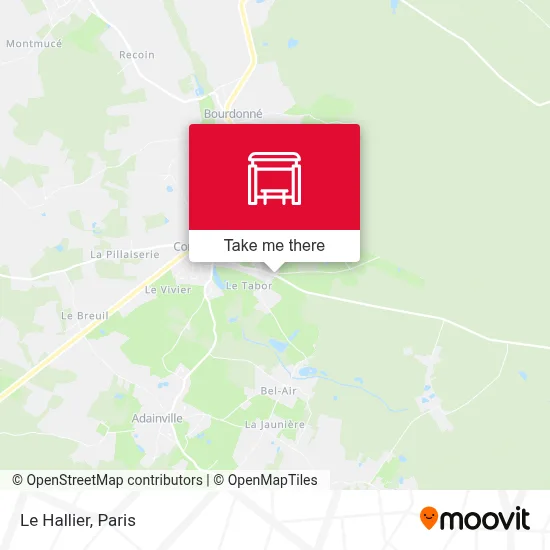 Le Hallier map