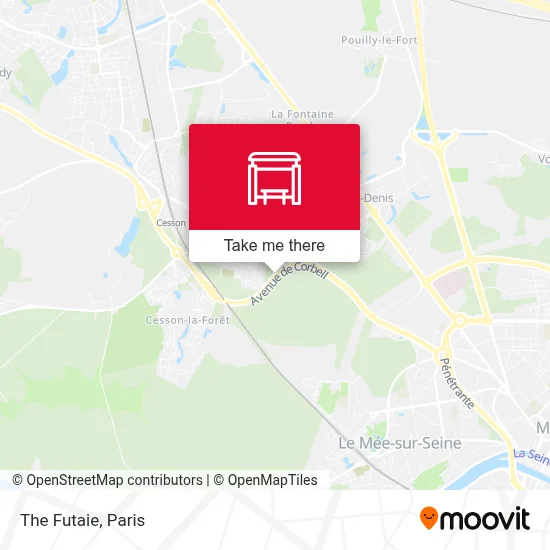 La Futaie map