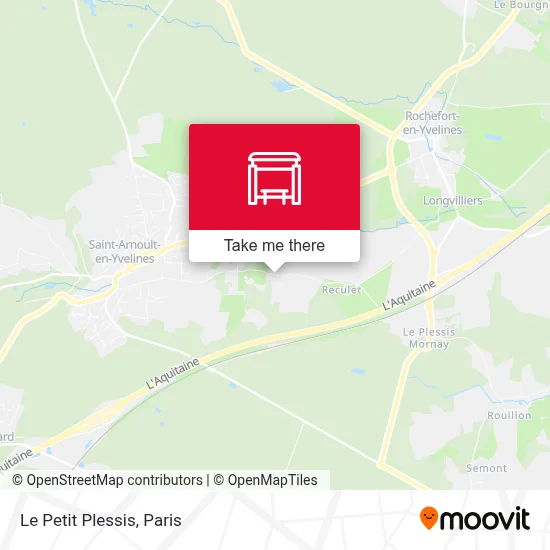Le Petit Plessis map