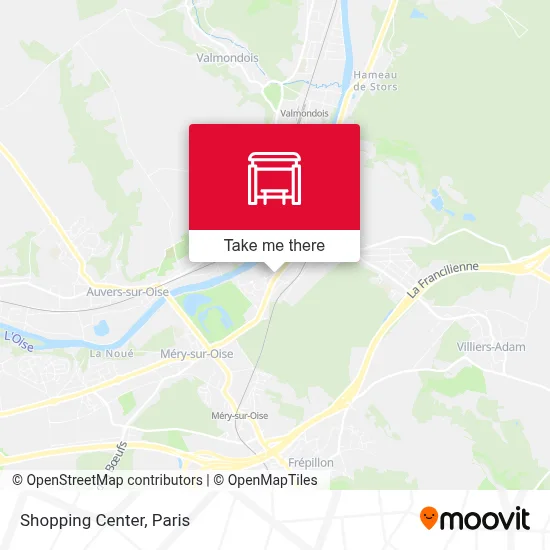 Centre Commercial map