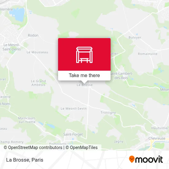 La Brosse map
