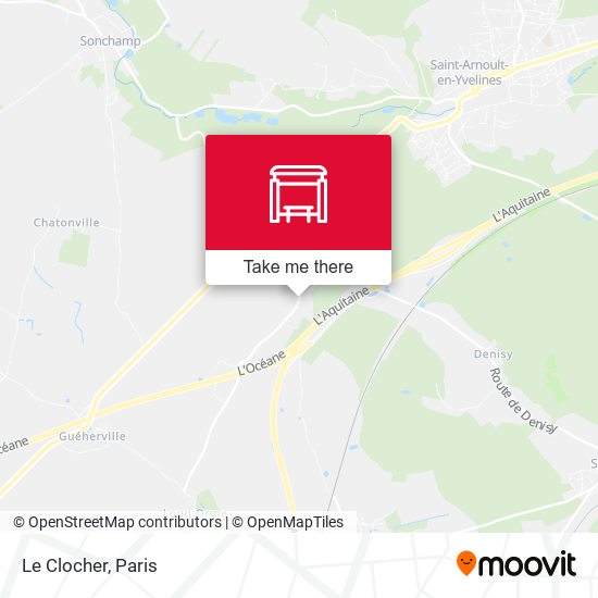 Le Clocher map