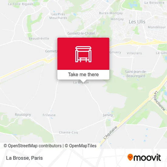 La Brosse map