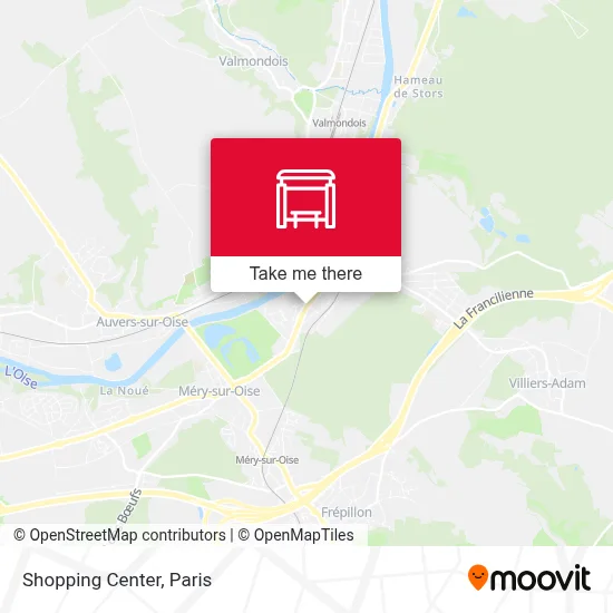 Centre Commercial map