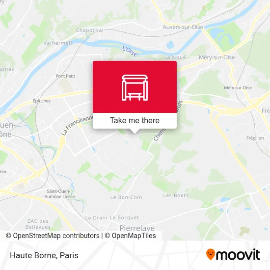 Haute Borne map