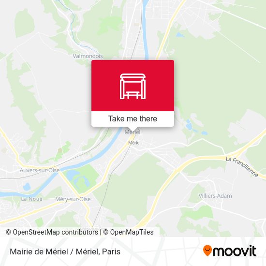 Mairie de Mériel / Mériel map