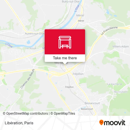Libération map